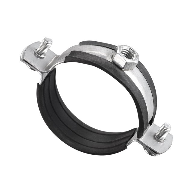 Unique Bargains 2' (50mm) Iron Wall Ceiling Mount Adjustable Pipe Bracket Clamp 10 Pack