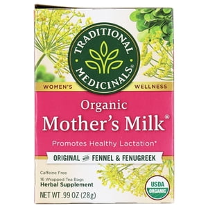 Traditional Medicinals - Thé à base de plantes pour le lait maternel biologique - 16 Sacs à thé