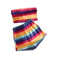 thumbnail image 1 of LUXUR Ensembles de Détente pour Femmes Vêtements de Nuit Sans Manches Pyjamas Amples Rayés Style D S, 1 of 2