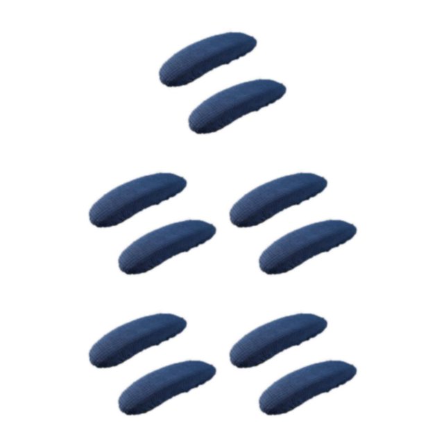 Maytalsory Elastic Office Chair Armrest Cover Washable Wear-resistant Easy To Install Office Chair Arm Covers dark blue 5Set