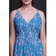 thumbnail image 5 of Bimba Robe Longue Maxi de Plage à Imprimé Floral pour Femme à Bretelles Tenue de Villégiature d'Été-Petit, 5 of 5