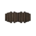 thumbnail image 3 of Picket Rail Hook Aged Walnut, 3 of 4