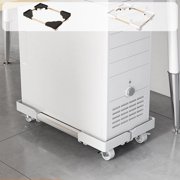 Sentmoon Mobile Computer Tower Stand Retractable Base with Universal Wheels Rolling Caster Under Desk Organizer Adjustable Office Storage PC Case Easy Transport Home Workstation Setup