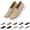 Khaki, variant on longantii Orthopedic Dress Shoes for Women Arch Support Non Slip Slip on Golf Shoes Breathable Mesh Stretch House Shoes Soft 2026 Orthopedic Shoes Saffron