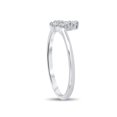 thumbnail image 2 of Diamond Cross Ring 1/6 cttw 10k White Gold, 2 of 4