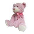 thumbnail image 3 of Kid Connection Pink Cuddly  Bear With Bow Plush Stuffed Animal 18”, 3 of 4
