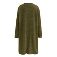 thumbnail image 5 of IMENGL Winter Warm Fleece Thickened Plus Size loose coat jacket sweater, Green XL, Size M-3XL, 5 of 5