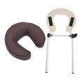 thumbnail image 2 of lionlar Massage Table Face Cradle with Pillow Cushion Support Bracket SPA Adjustable Coffee, 2 of 9