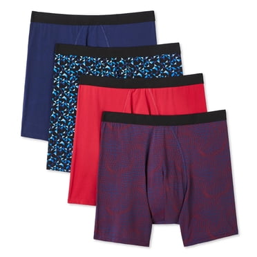 Athletic Works Men's Boxer Briefs 4-Pack