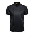thumbnail image 4 of Veste de Chef à Manches Courtes pour Restaurant Boulangerie Noir TTTTG, 4 of 7