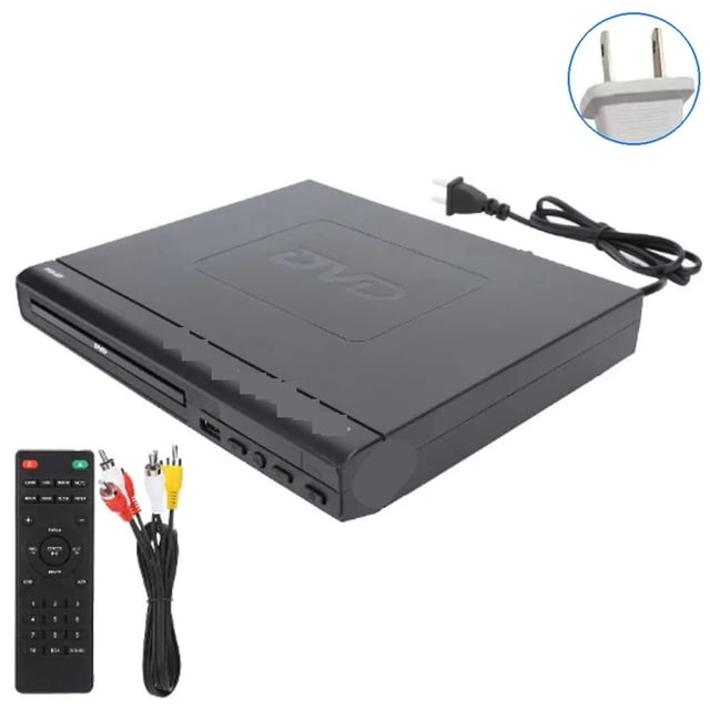 DVD225 Mini DVD Player with HD and RCA Cable 1080P USB Portable CD Player Home Travel