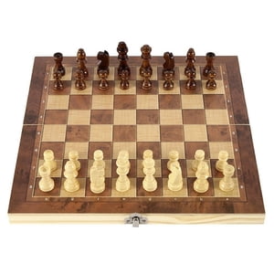 2 en 1 Jeux de société Set, Conseil de jeu fait main avec élégant design en bois pour promouvoir la pensée logique et l'outil d'apprentissage parfait