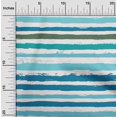 thumbnail image 2 of oneOone Polyester Spandex Turquoise Blue Fabric Stripes Sewing Craft Projects Fabric Prints By Yard 56 Inch Wide, 2 of 4