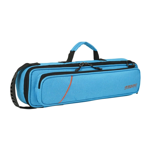 Milaget Sac à Dos pour Flûte Durable Accessoires de Flûte Sac d'Instrument Doux Sac de Flûte Flûte Bleue