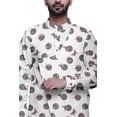 thumbnail image 3 of Atasi Kurta Pyjama de Fête pour Hommes, Col Mandarin, Ensemble Ethnique Imprimé Kurta, 3 of 3