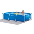 thumbnail image 2 of Intex 8.5ft x 26in Rectangular Frame Above Ground Swimming Pool, Blue, 2 of 11
