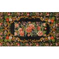 thumbnail image 1 of Ahgly Company Tapis Rectangulaires d'Intérieur Traditionnels Médaillon Rouge, 7' x 9', 1 of 6