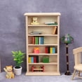 thumbnail image 3 of Bibliothèque Miniature Maison de Poupée 1/12 Accessoire de Mobilier Maison de Poupée Miniature à 6 Niveaux, 3 of 8