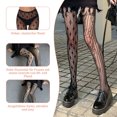 thumbnail image 2 of keepw Larges Occasions Applicables Collants Résille Aguichant pour Tout Événement Ou Sortie en Soirée Bas Résille Haut de Gamme 6, 2 of 6