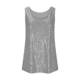 thumbnail image 3 of Plebaso Débardeurs à Paillettes Sans Manches pour Femmes, Mode Fête Clubwear, 3 of 6
