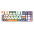 thumbnail image 1 of Mistaha K3 Clavier de Jeu Mécanique Rétro Coloré avec Disposition Russe, Interrupteurs Rouges Linéaires, Conception Mécanique à 96 %, Effets d'Éclairage RVB, Souris de Jeu Légère 69g, Câble Bobiné USB-C - Aqua, 1 of 7
