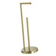 thumbnail image 3 of Rongfmy Toilet Paper Holder Stand Bathroom with Dispenser Large Capacity Rustproof Floor Aureate, 3 of 8