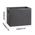 thumbnail image 3 of Under Table Storage Box for Books and Supplies | Desk Organizer with Lid | Portable Plastic Storage Container for Study Room, Dorm, or Home Office | Organize Textbooks, Notebooks, and School Supplies, 3 of 3
