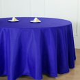 thumbnail image 3 of LNGOOR 108” Wholesale Round Tablecloth Polyester Round Table Linens For Wedding Party Banquet Restaurant -  WHITE, 3 of 11