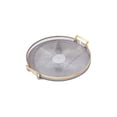 thumbnail image 2 of karymi Plateau de Service Rond avec Poignées pour Table Basse de Salon, Plateau de Rangement en Plastique Transparent de 11,73 Po de Diamètre pour Tasses à Thé et Collations, Idées Cadeaux de Déco de Chambre Durable Gris, 2 of 6