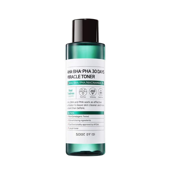 SOME BY MI Aha.Bha.Pha 30 Jours Miracle Toner 150 ml (5 Oz) Anti-Acné Exfoliation Hydratation Éclaircissant