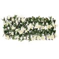 thumbnail image 2 of MesaSe Artificial Fence UV Protection Screening Telescopic With Buds Leaves Privacy Screen, 2 of 8