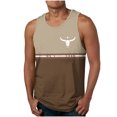 thumbnail image 2 of Sentmoon Workout Tank Tops for Men Summer Sleeveless Crew Neck Mens Undershirts Tank Gradient Color Relaxed Fit Plus Size Running Vest Beach for Running in Hot Weather Coffee XXL, 2 of 5