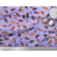 thumbnail image 2 of Soimoi Viscose Chiffon Fabric Floral & Textured Fish Ocean Printed Craft Fabric by The Yard 42 Inch Wide, 2 of 3