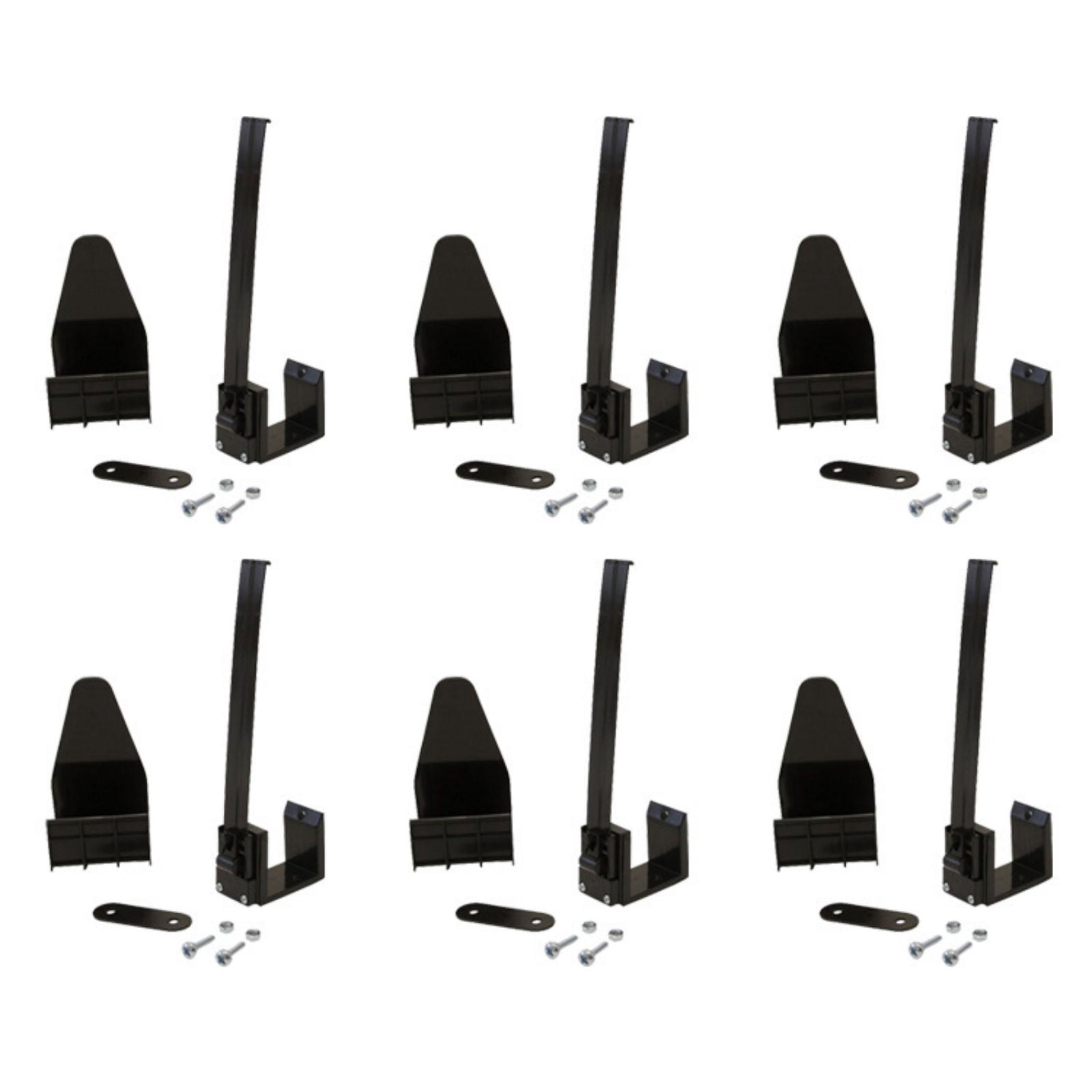 Dvkptbk Garage Garage Porte Pinces de Porte 4 Pcs/6 Pcs Pinces de Porte de Garage à Ressort avec Accessoires d'Installation Pinces d'Installation de Porte de Garage en Nylon pour Porte de Garage d'Halloween