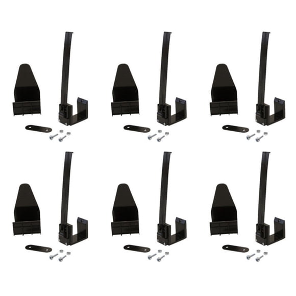 Meitianfacai Garage Door Banner Clips 4PCS/6PCS Springed Garage Door Banner Clamps With Installation Accessories Nylon Garage Door Banner Installation Clips For Halloween