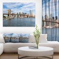 thumbnail image 1 of Journée d'Été Pont de Brooklyn - Impression sur Toile Paysage Urbain, 1 of 3