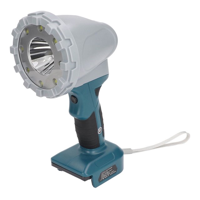 Rechargeable Work Light, 600 1200 1400 LM 9 Beads Handheld LED Work Light 110 Degree Pivoting Head IP65 Non Damage For 14.4-21V Lithium Battery