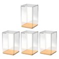 thumbnail image 4 of Plastic Storage Box 4-Piece Transparent Toy Doll Storage Box Storage for Toys, 4 of 5
