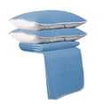 thumbnail image 1 of Foam Mattress Topper Paper Clips Natural Emulsion Mattress Topper Layer of Emulsion Foam Breathable Responsive Support Threepiece Set Sheets Plus Two Pillowcases Soft Mattress Topper, 1 of 9