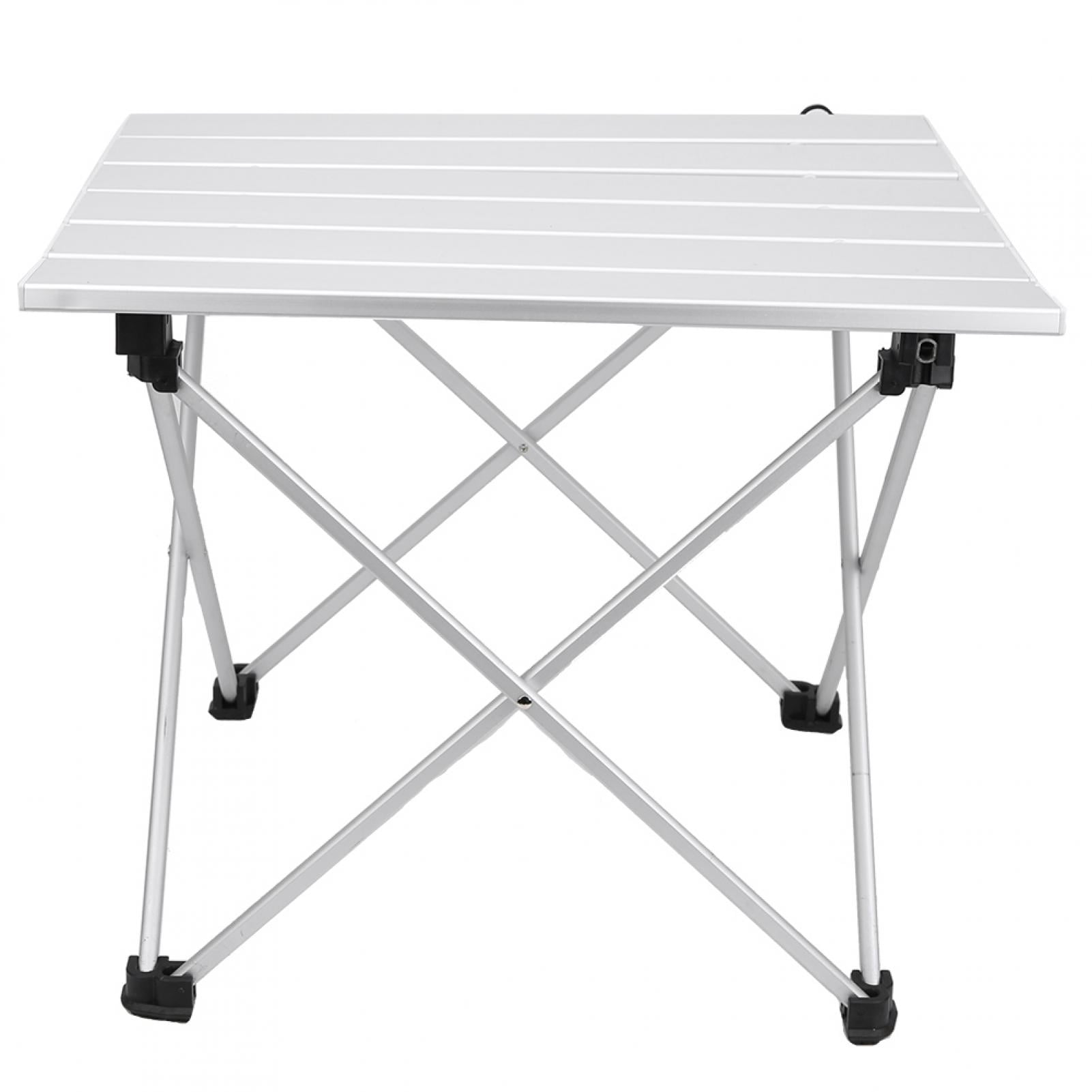 LHCER Table Pliante d'Extérieur, Table en Alliage d'Aluminium Bureau Pliable Table de Camping d'Extérieur, Bureau Pliable