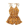 thumbnail image 1 of Gupgi Baby Summer Floral Printed Spaghetti Straps Button Open Jumpsuits, 1 of 5