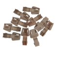 thumbnail image 4 of tredstone 10 Pieces Plastic Zipper Puller End Lock Zip Pull End for 3-4mm Cord Brown, 4 of 8