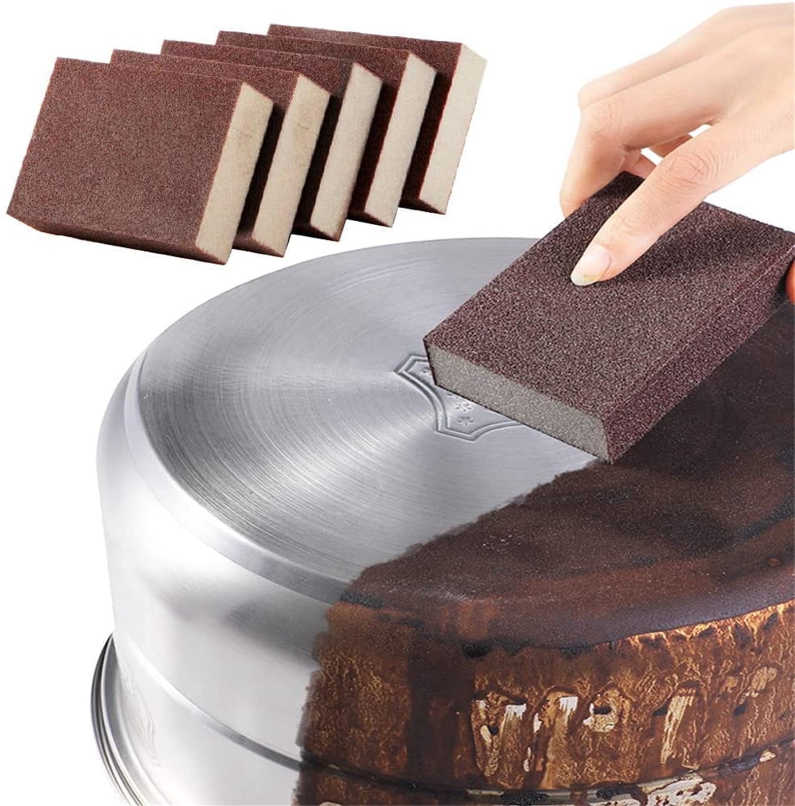 Chmadoxn Kitchen Gadgets, Kitchen Accessories, Kitchen Utensils, Kitchen Tool Carborundum Sponge Emery Sponges For Quickly Cleans Cleaning Sponge Kitchen Cleaning Tool Cleaning Sponge