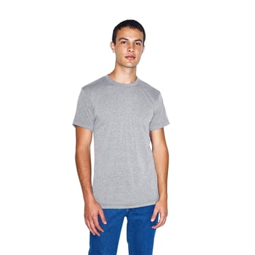 American Apparel Tri-Blend Crewneck Short Sleeve Track T-Shirt, 2-Pack
