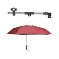 thumbnail image 4 of GROWTH TANK Parasol de Chaise de Plage avec Pince Universelle Pare-Soleil Réglable à 360 Degrés Rouge Rouge Rouge Couche Simple, 4 of 9