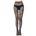 thumbnail image 1 of Penkiiy Fishnet Stockings pour Femmes Femmes Pantalons Aguichant Leggings en Maille Transparente Grande Taille Bas Résille Résille Collants Noirs, 1 of 5