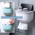 thumbnail image 2 of Distributeur d'Essuie-tout Imperméable Mural Porte-Rouleau Distributeur de Papier Salle de Bain Distributeur de Papier Toilette Non, 2 of 8