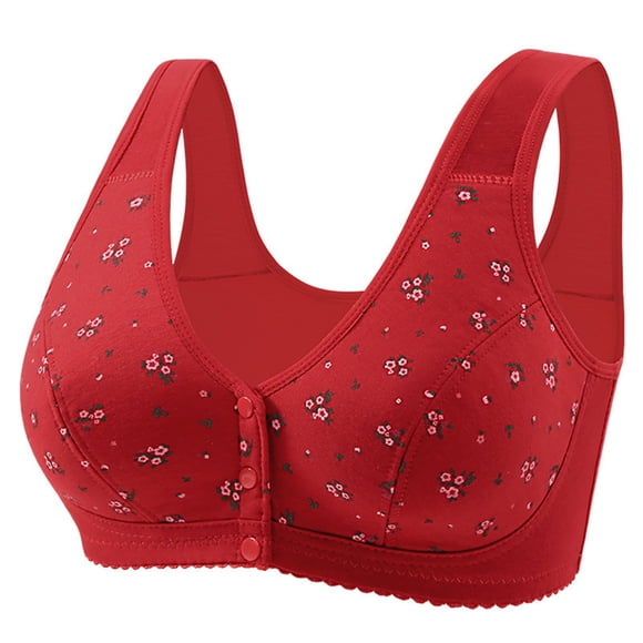 Lixiuxyad Full Figure Bras Women's Comfortable And Sexy Transparent Shoulder Strap Cordless Backless Spongeless With Convertible Shoulder Straps