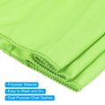 thumbnail image 3 of Unique Bargains 14'x5' Stretch Chair Sashes Bows Chair Bands Sashes with Buckle Slider Light Green 25 Pack, 3 of 5