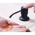 thumbnail image 3 of DROP Bath and Kitchen 250ml Deck Mount Soap Dispenser in Black - DR091043, 3 of 8